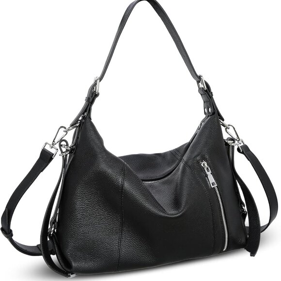Soft Genuine Leather Purses and Handbags for Women Tote Shoulder Bag Satchel Pur